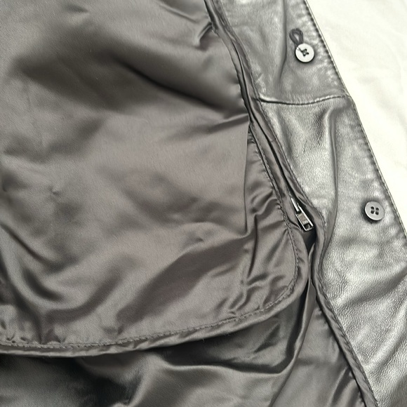 Danier leather women’s small blazer coat jacket removable lining - Picture 4 of 6